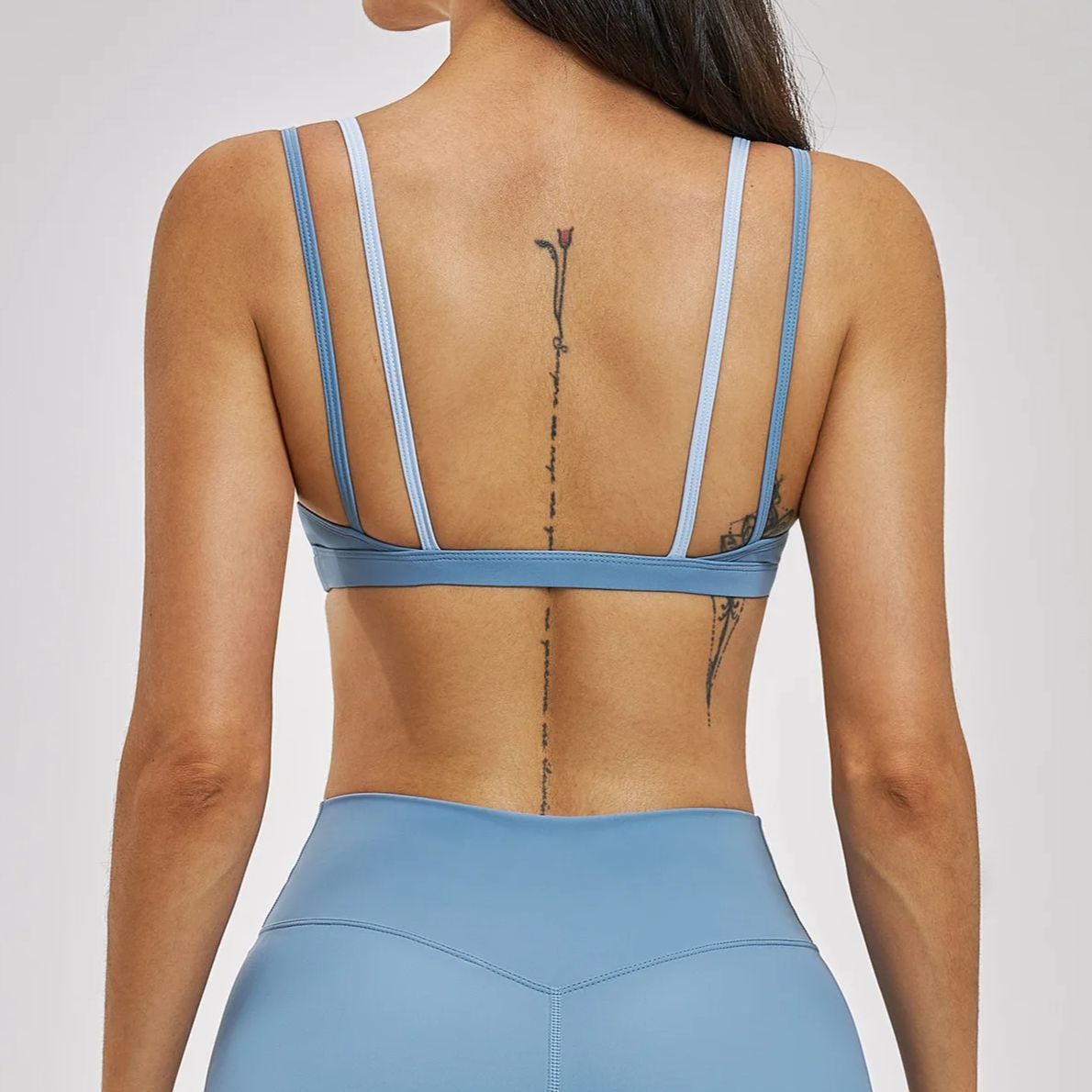 Sports Bra Racerback - Ningyu Sports Bra Women Naked Back
