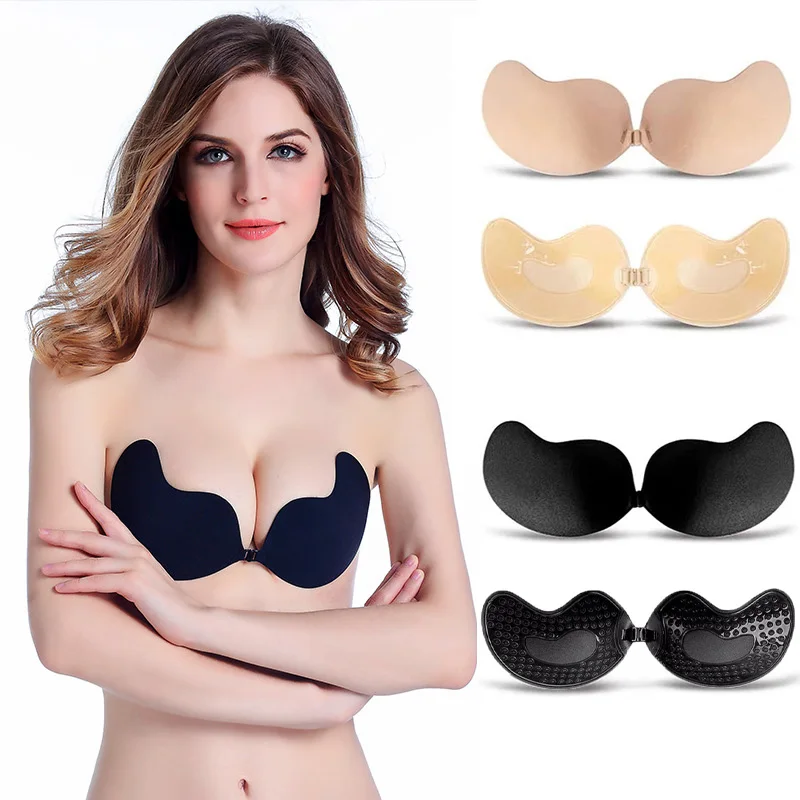 Push Up Bra Silicone - Sexy Women's bra Invisible Push Up