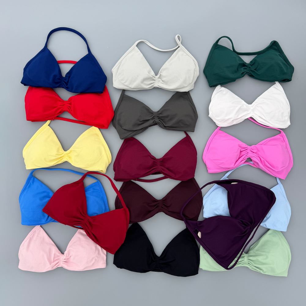 Sports Bra Racerback - Sports Strappy Bra Yoga Underwear Women