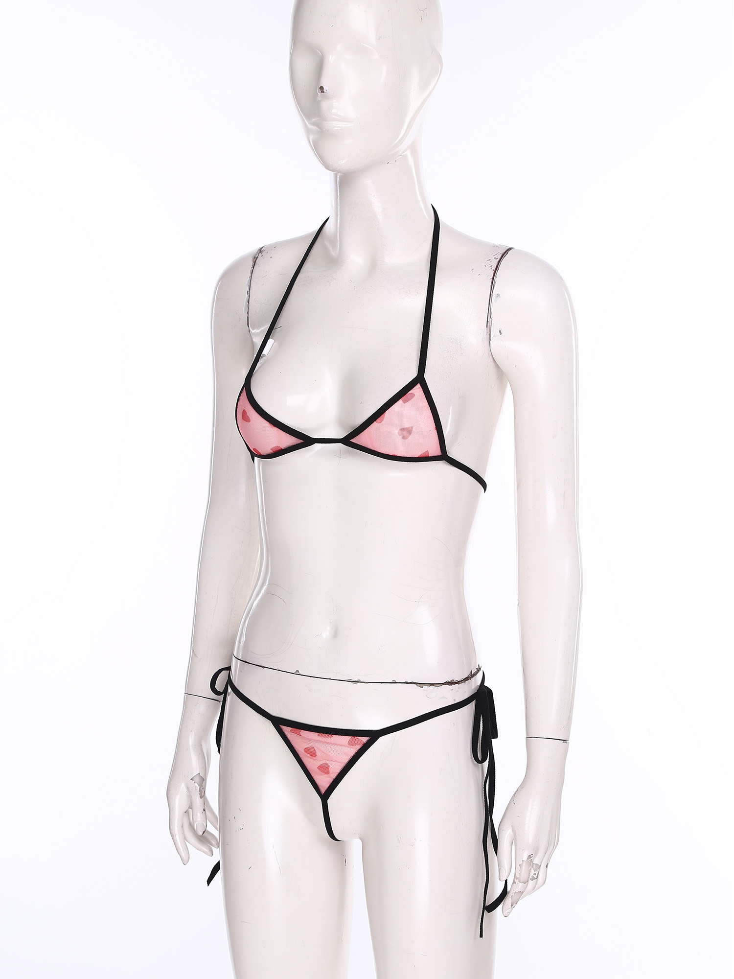 Womens Micro Mini Bikini Linge - مراجعة Sheer Mesh Bra وسعره