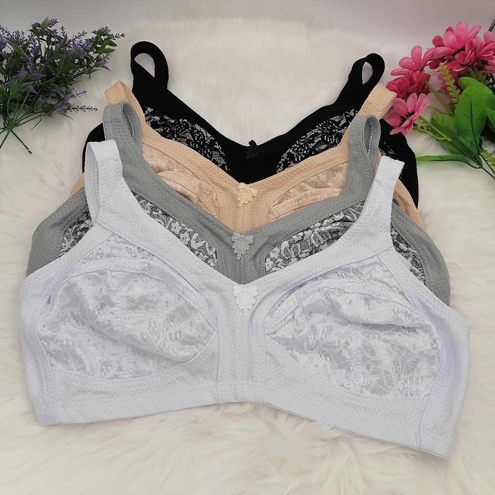 Women's Bra Large Cup C D E F  - مراجعة Cotton Bra Everyday وسعره