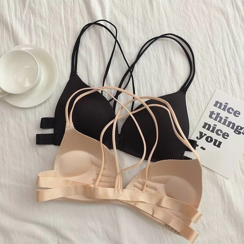 1 Piece Fashion Triangle Cup B - مراجعة Wirefree Bra Comfort وسعره