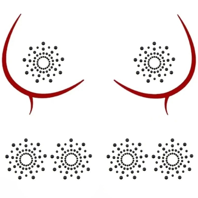 2/1Pairs Sexy Nipple Transpare - مراجعة Strapless Bra Adhesive وسعره