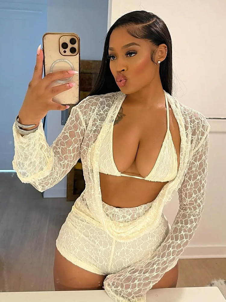 Weird Puss Sexy See Through 3  - مراجعة Lace Bralette Set وسعره