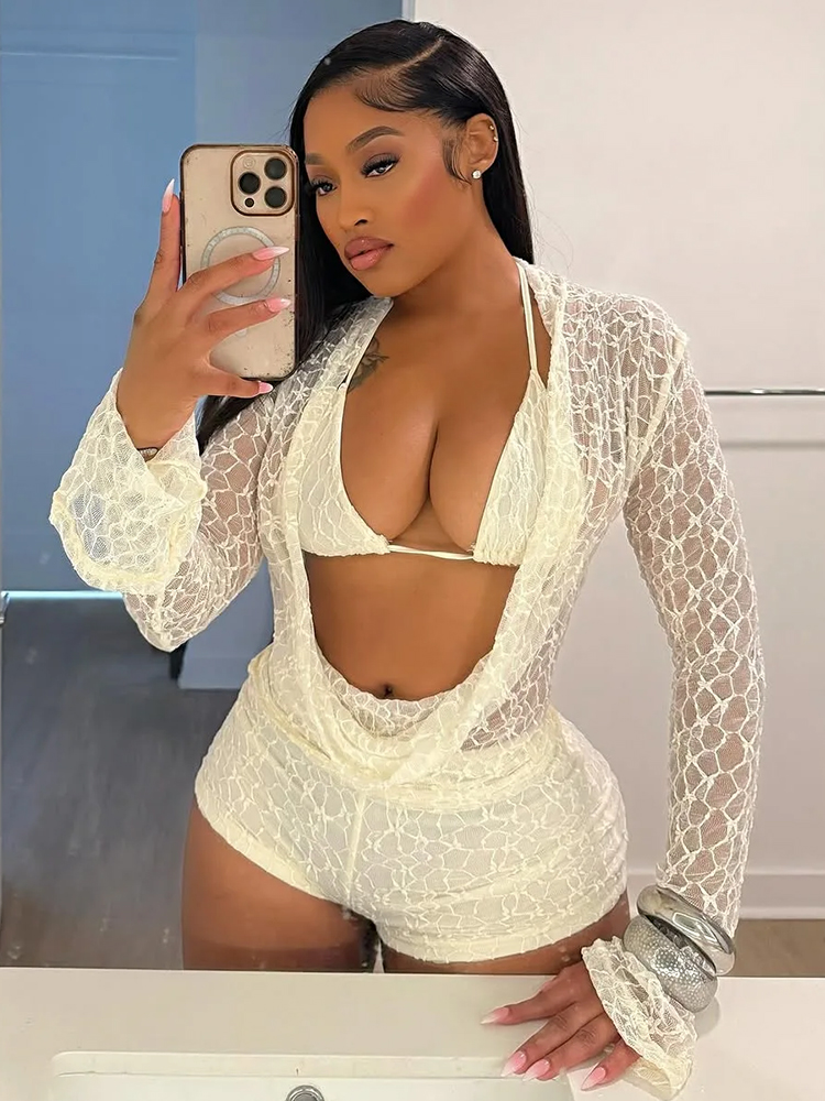 Weird Puss Sexy See Through 3  - مراجعة Lace Bralette Set وسعره