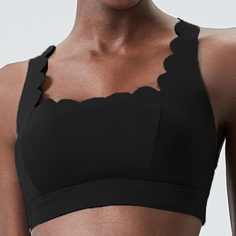 FUBEIKE Small Wave Double-Shou - مراجعة Sports Bra Racerback وسعره