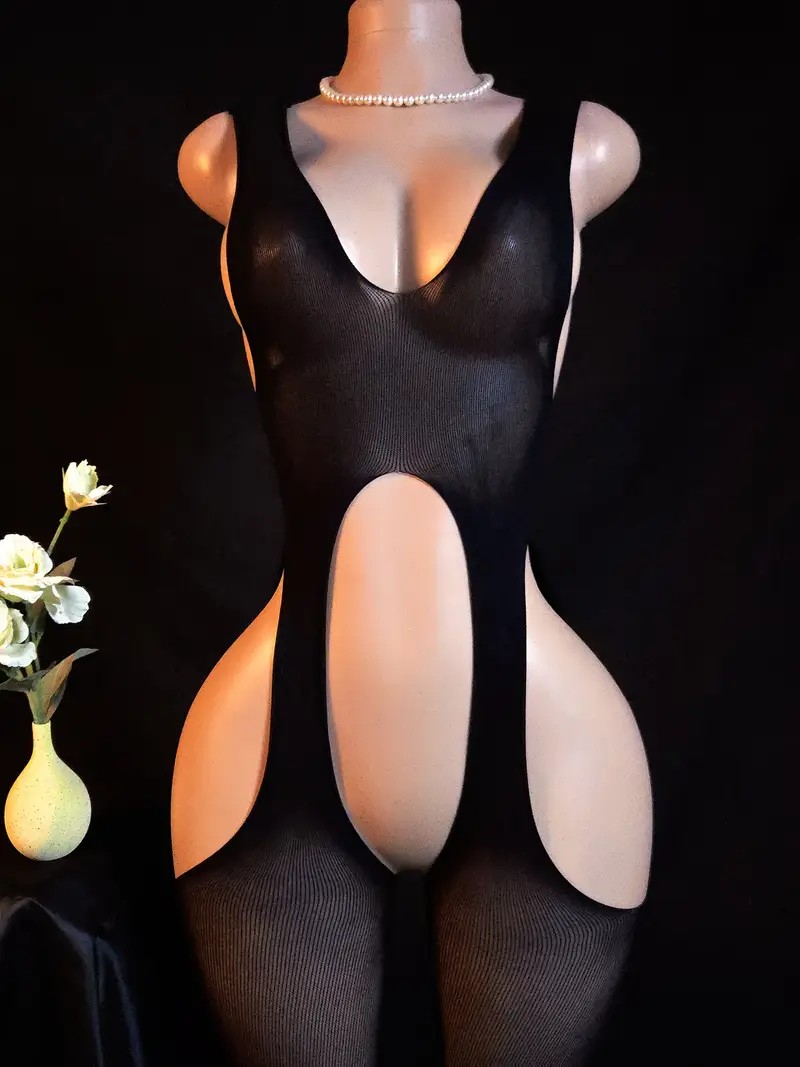Hot Mesh Hollow Out Bras Body  - مراجعة Sheer Mesh Bra وسعره
