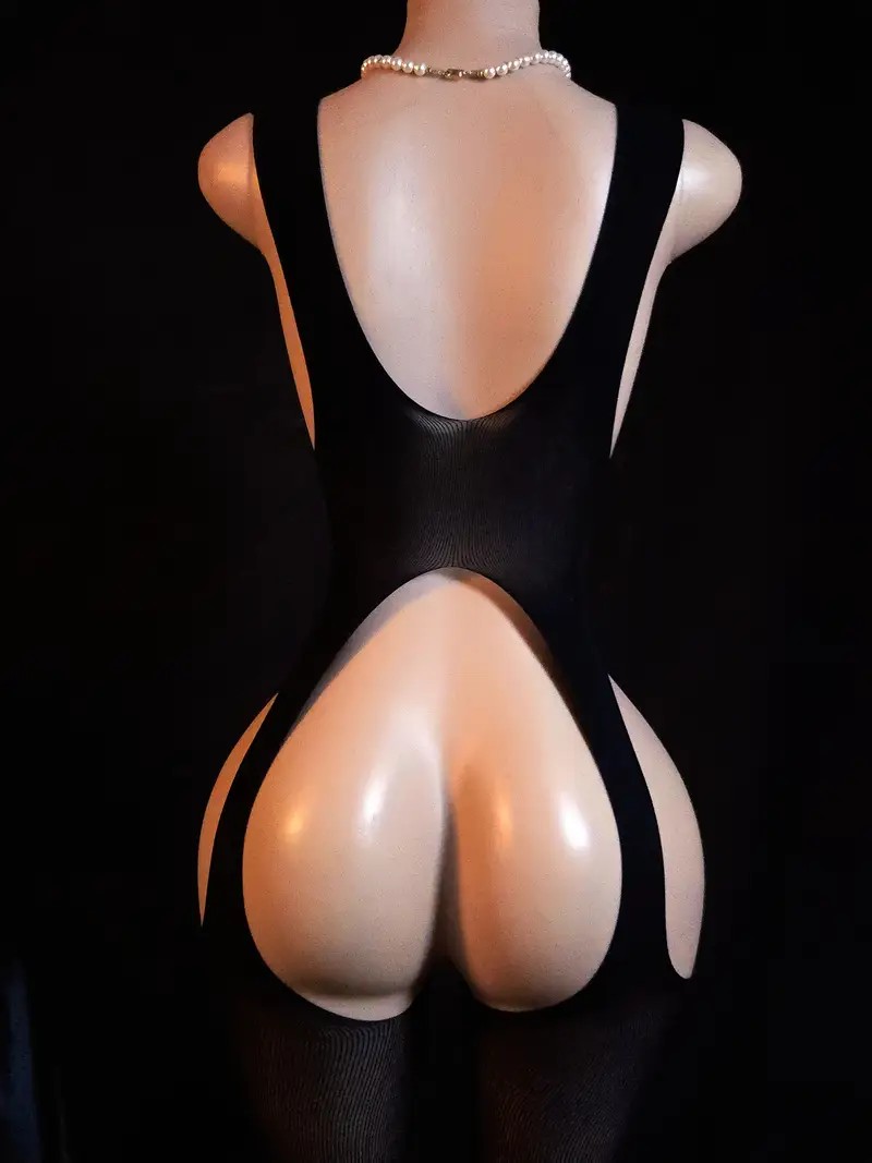 Hot Mesh Hollow Out Bras Body  - مراجعة Sheer Mesh Bra وسعره