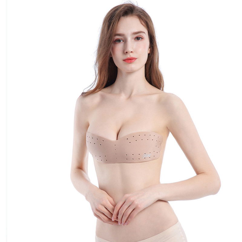 Invisible Push Up Bra Women Ba - مراجعة Backless Bra Sticky وسعره