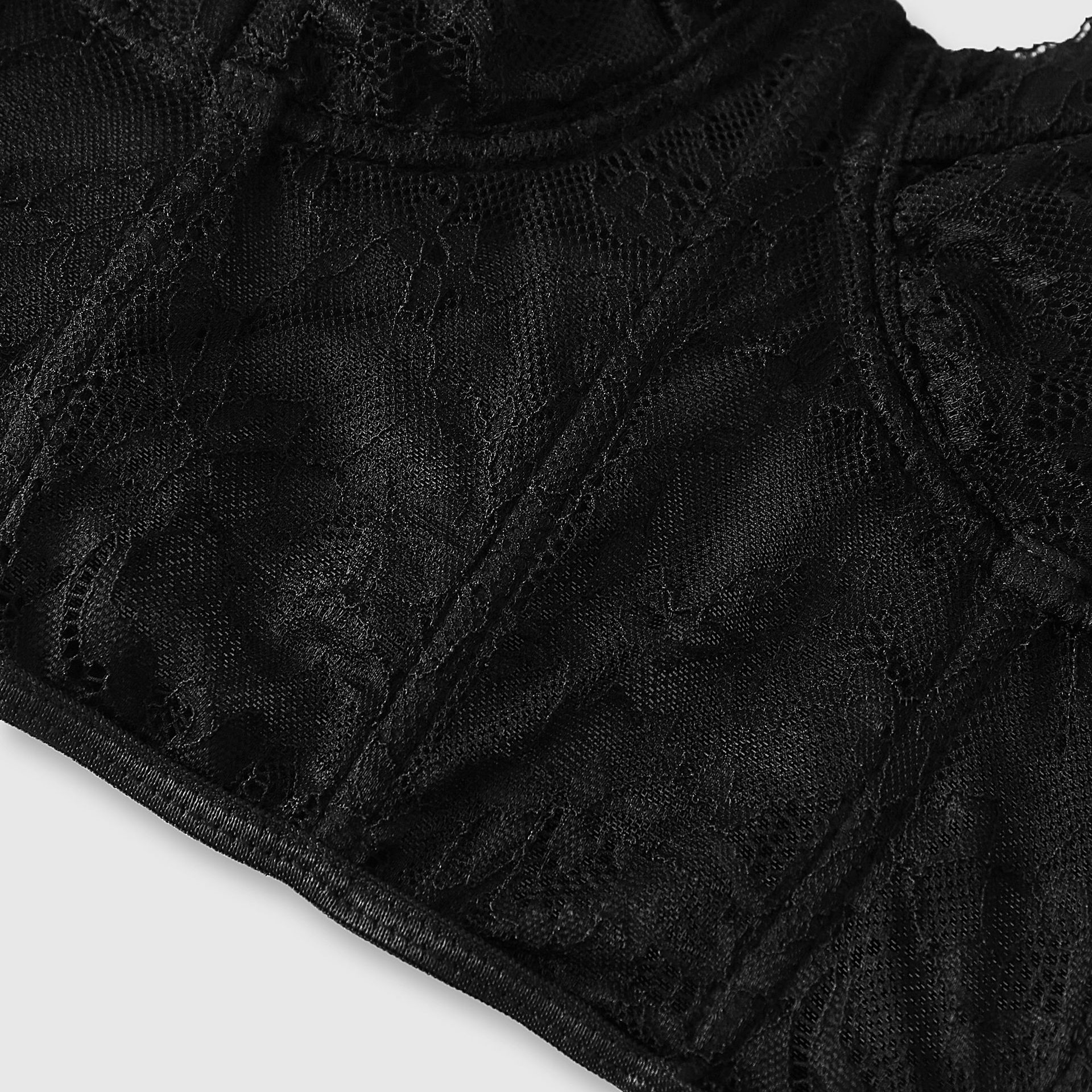 Sexy Black Semi Transparent Br - مراجعة Sheer Mesh Bra وسعره