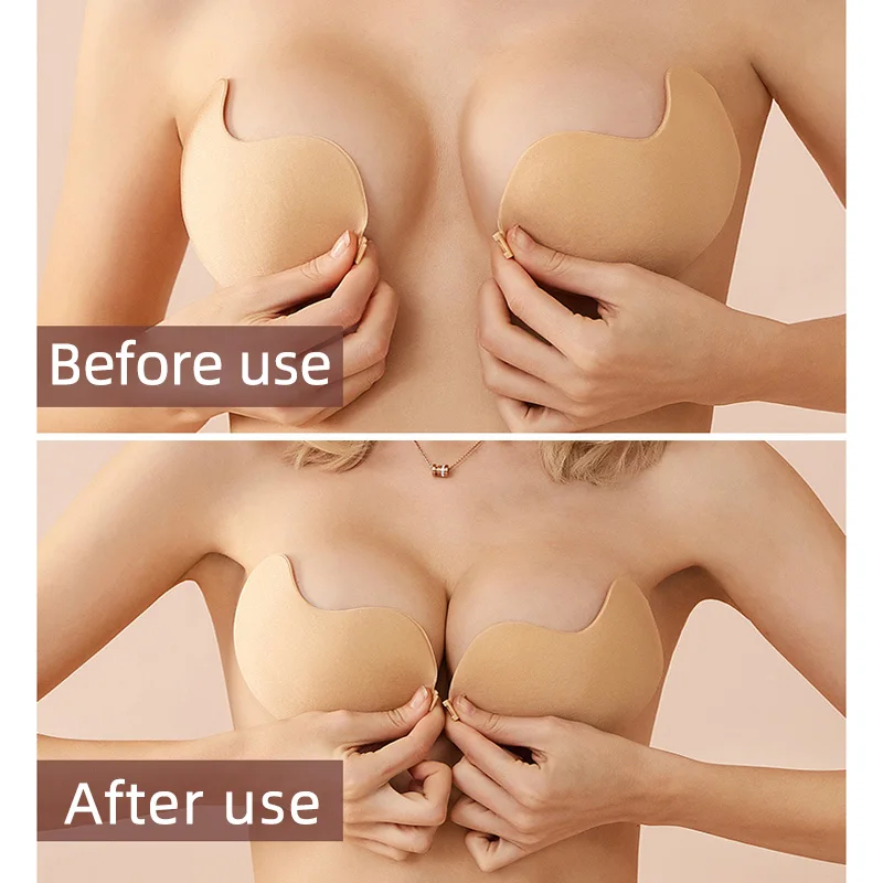 Sexy Women's bra Invisible Pus - مراجعة Push Up Bra Silicone وسعره