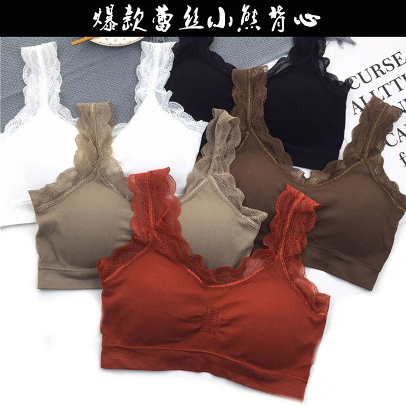3D Sexy lace Lingerie Seamless - مراجعة Lace Bralette Set وسعره