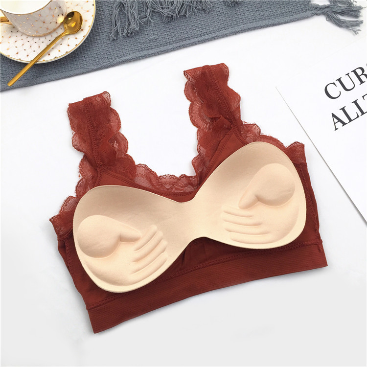 3D Sexy lace Lingerie Seamless - مراجعة Lace Bralette Set وسعره