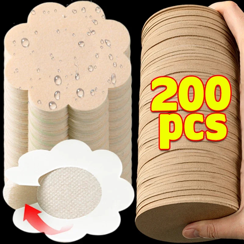 50-200pcs Nipple Cover Sticker - مراجعة Strapless Bra Adhesive وسعره