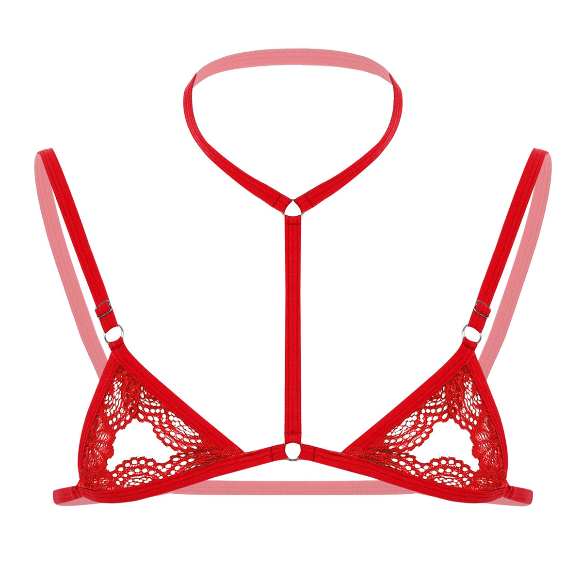 Sexy Men Harness Erotic Bra Ma - مراجعة Sheer Bra Lace وسعره