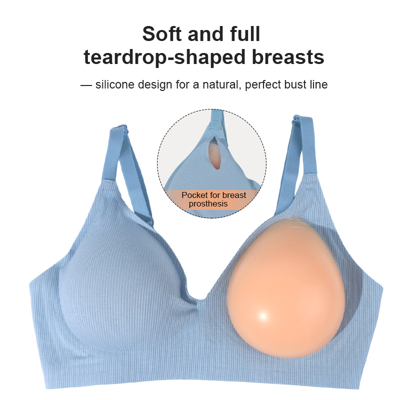 Silicone Breast Mastectomy Bra - مراجعة Mastectomy Bra Pocket وسعره