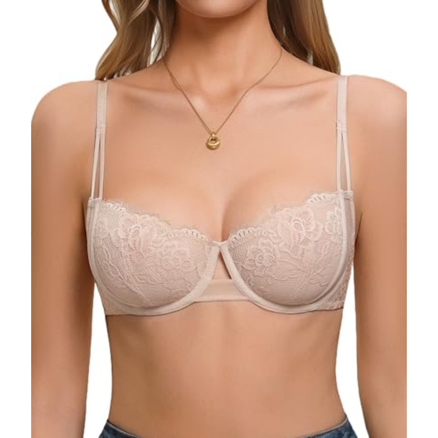 Avidlove Lace Bras for Women S - مراجعة Sheer Mesh Bra وسعره