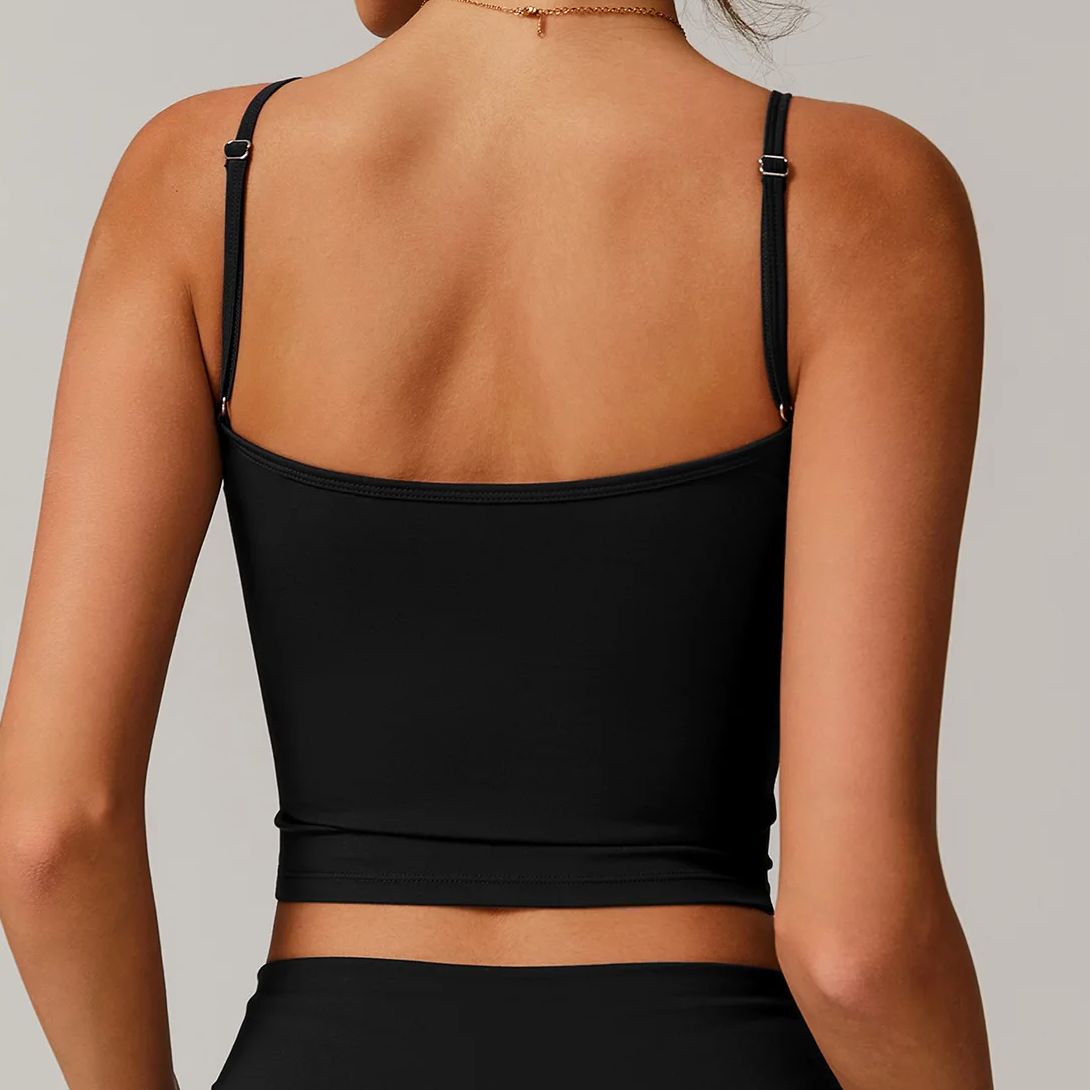 Breathable Sports Bra Fitness  - مراجعة Sports Bra Racerback وسعره