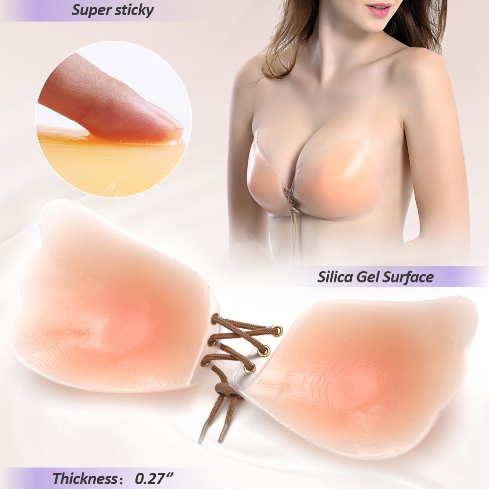 WEICHENS Breast Lift Adhesive  - مراجعة Push Up Bra Silicone وسعره