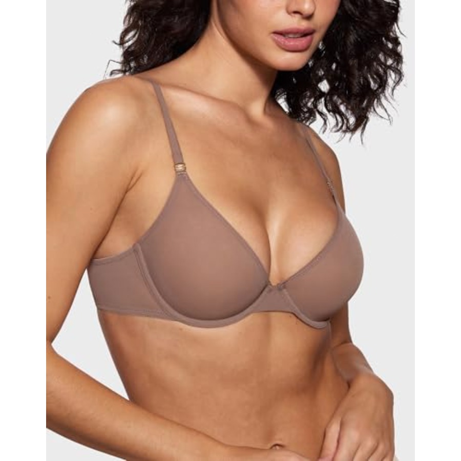 Women's Cosnufy Sheer Balconet - مراجعة Demi Bra Balconette وسعره