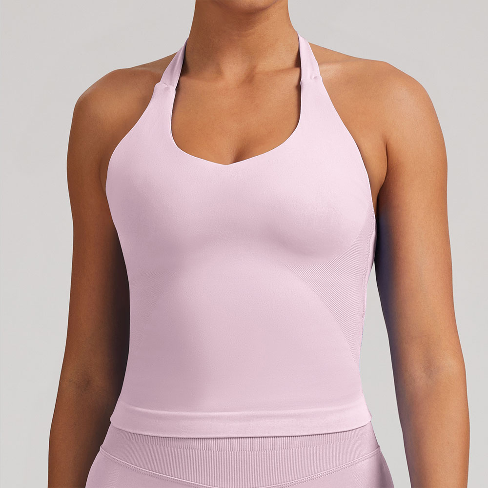 Women's Yoga Vest Seamless Top - مراجعة T Shirt Bra Seamless وسعره