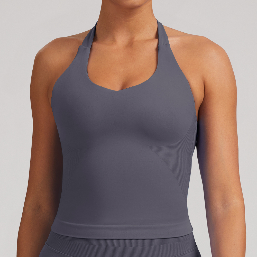 Women's Yoga Vest Seamless Top - مراجعة T Shirt Bra Seamless وسعره