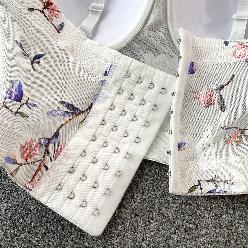 Women Sexy Floral printed Cors - مراجعة Cotton Bra Everyday وسعره