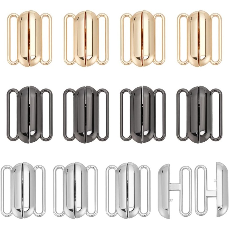 12 Sets 3 Colors Front Closing - مراجعة Nursing Bra Clip وسعره