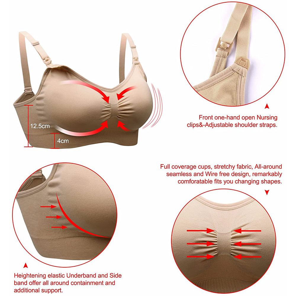 Womens Maternity  Nursing Bra  - مراجعة Nursing Bra Clip وسعره