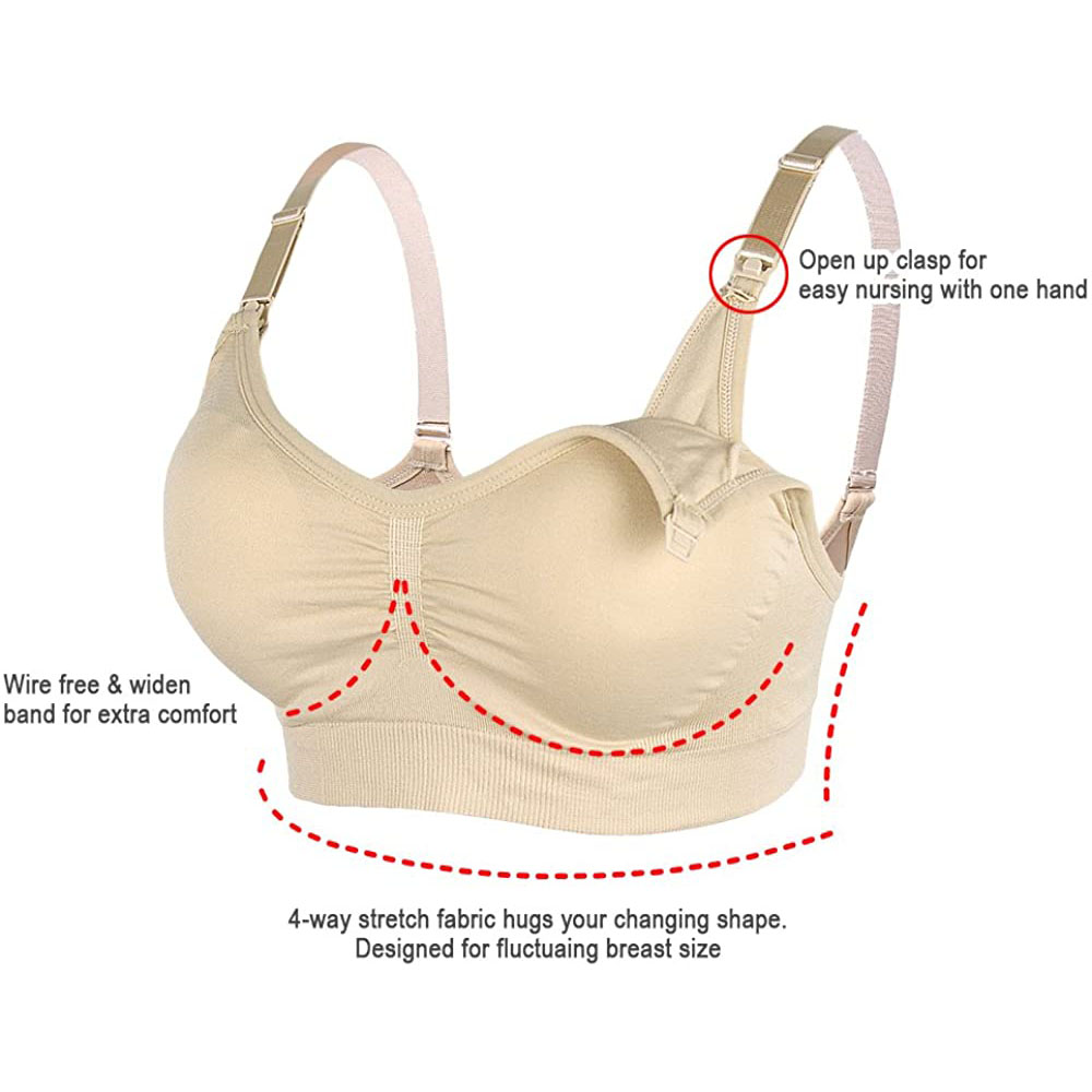 Womens Maternity  Nursing Bra  - مراجعة Nursing Bra Clip وسعره
