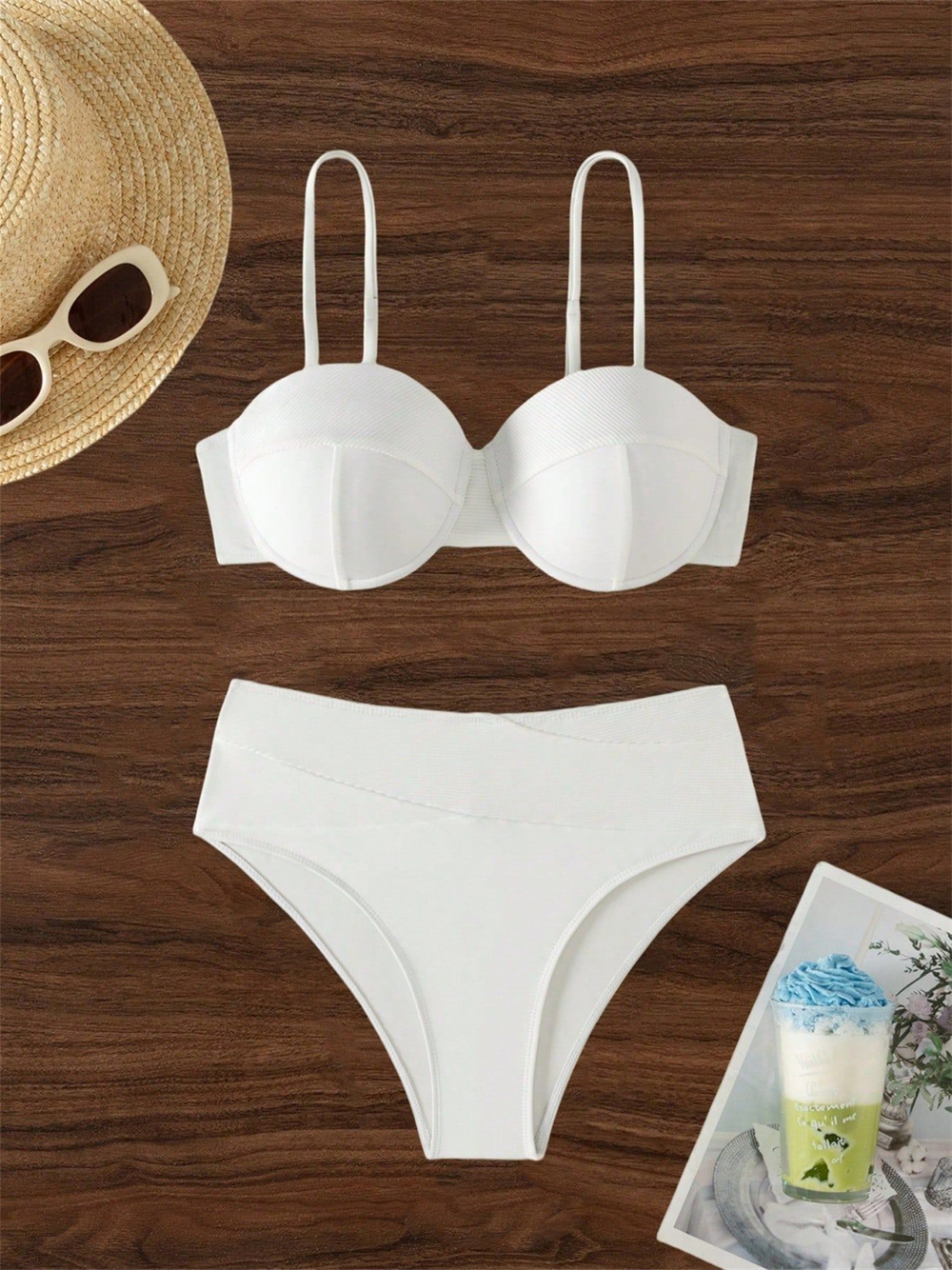 White Sling Bikini Bra Back La - مراجعة Underwire Bra Padded وسعره