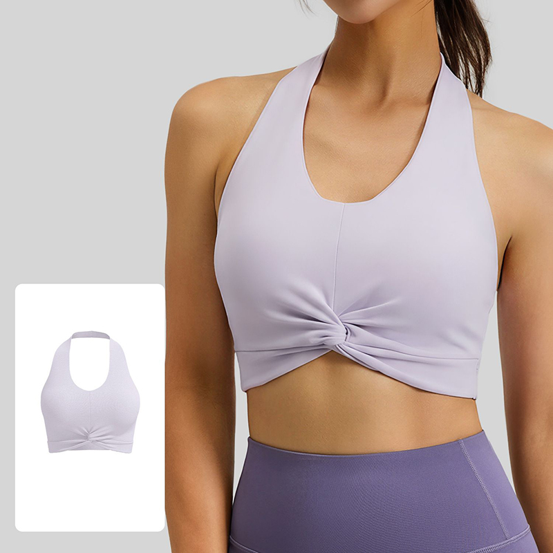 New Women Halter Neck Sports B - مراجعة Underwire Bra Padded وسعره