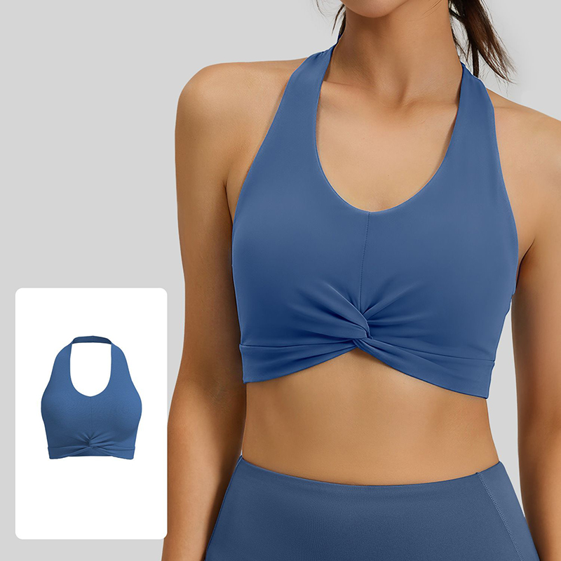 New Women Halter Neck Sports B - مراجعة Underwire Bra Padded وسعره