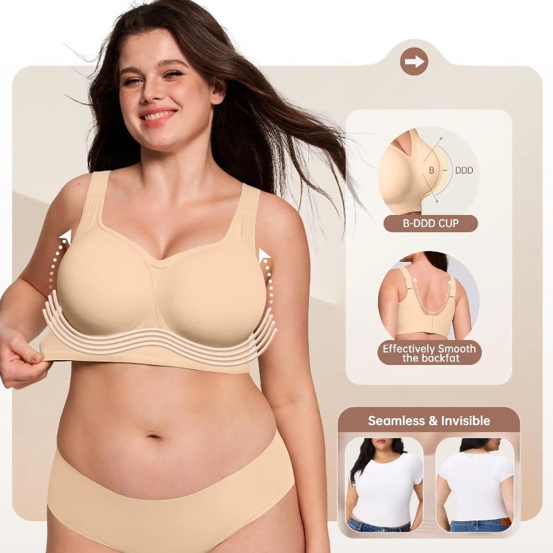Large Size Non Marking Sports  - مراجعة Full Coverage Bra وسعره