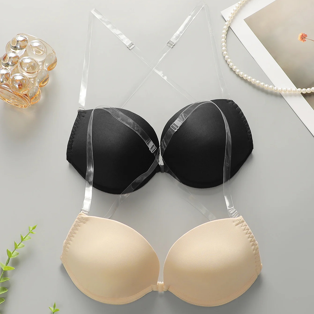 Backless Front Closure Push Up - مراجعة Convertible Bra Multiway وسعره