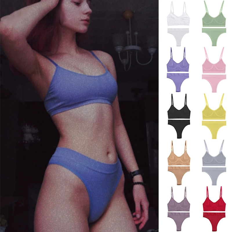 Women Bra Set Sexy Lingerie Fe - مراجعة Cotton Bra Everyday وسعره