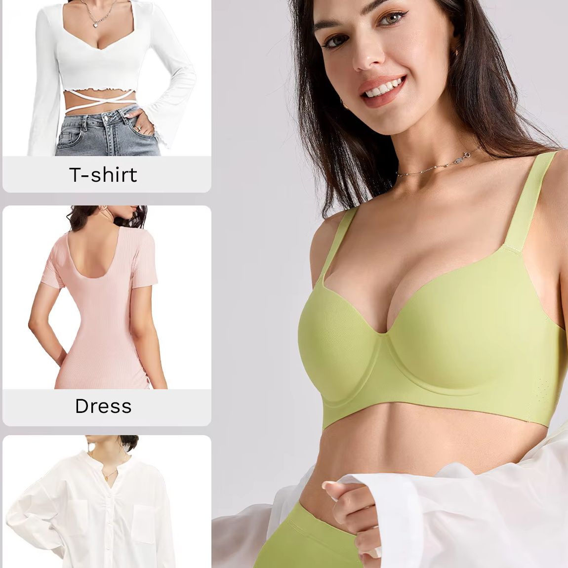 New Women Beautiful Sexy Every - مراجعة Convertible Bra Multiway وسعره
