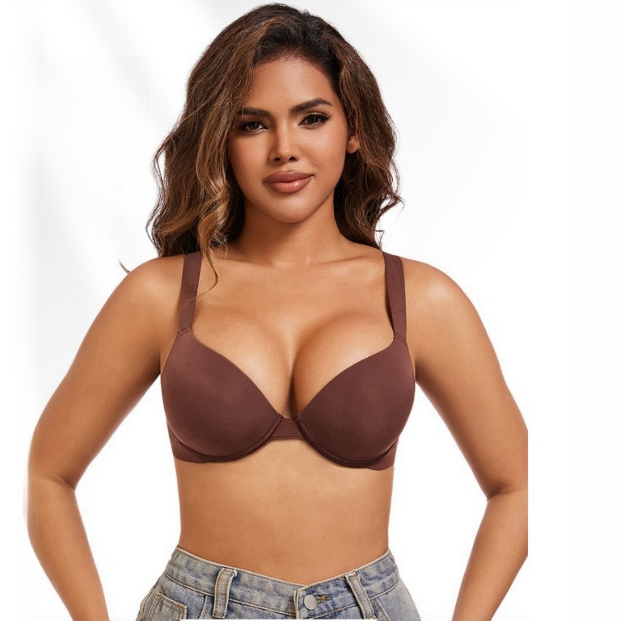 2025 Women's Plus Size Push Up - مراجعة Demi Bra Balconette وسعره