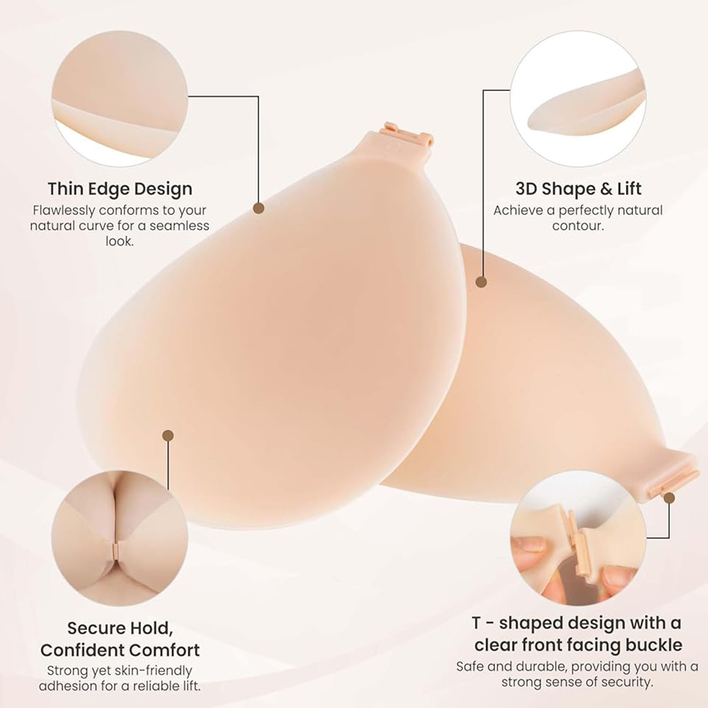 Strapless Push Up Sticky Bra P - مراجعة Backless Bra Sticky وسعره