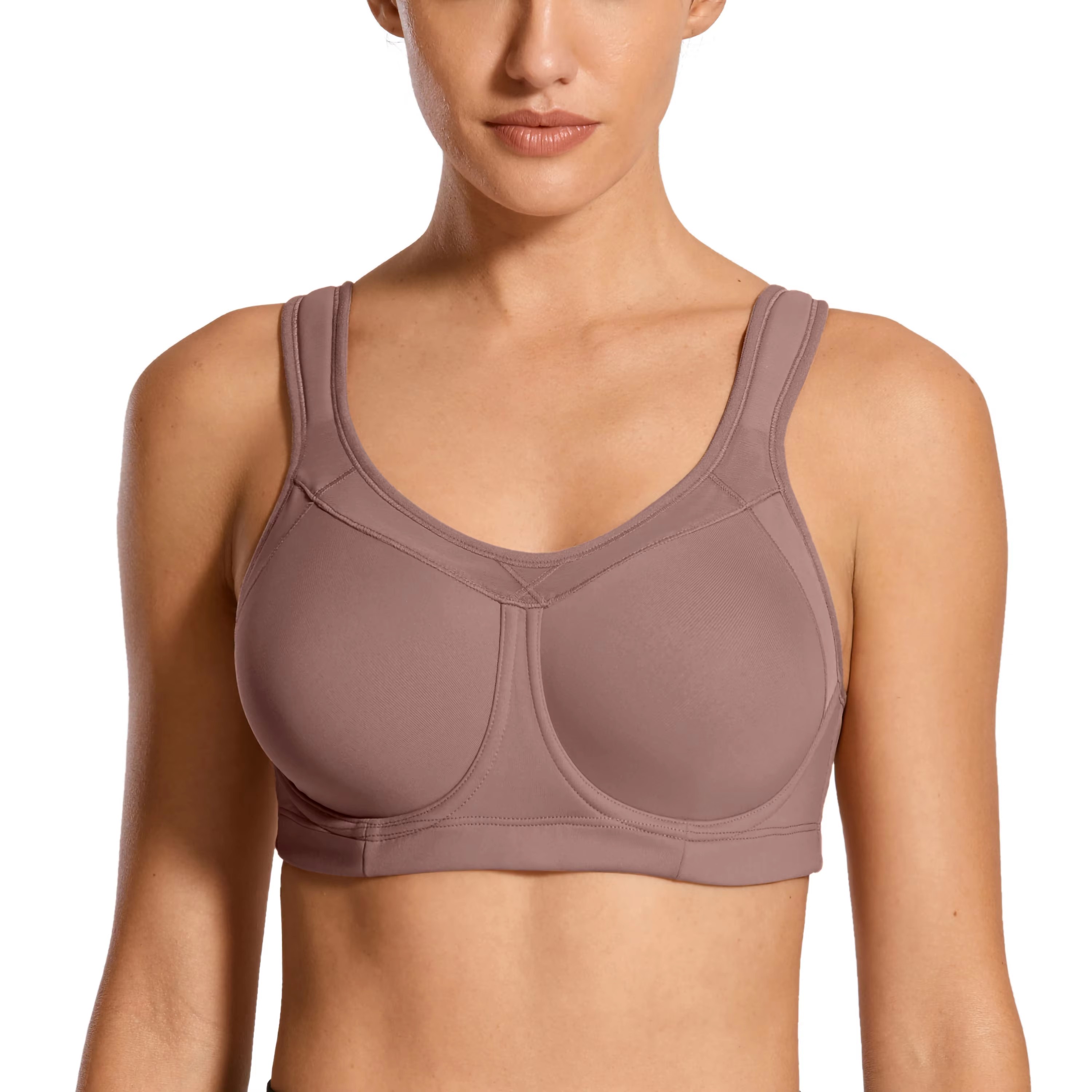SYROKAN Women Sports bras High - مراجعة Underwire Bra Padded وسعره