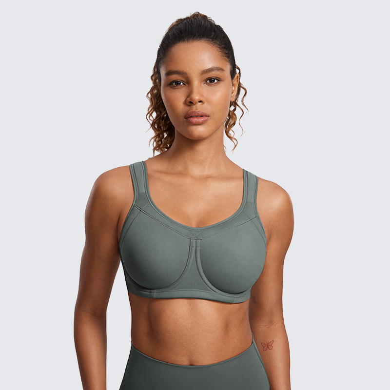 SYROKAN Women Sports bras High - مراجعة Underwire Bra Padded وسعره