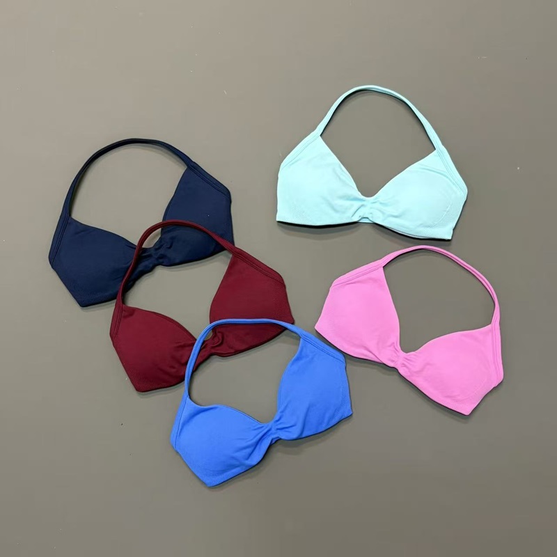 Women Halter Sports Bra V-Neck - مراجعة Sports Bra Racerback وسعره