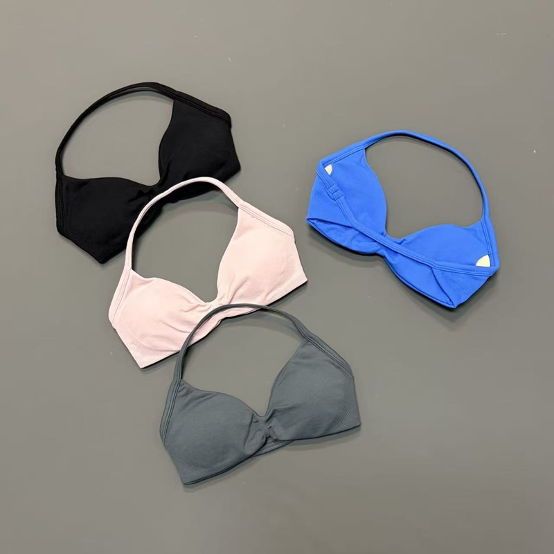 Women Halter Sports Bra V-Neck - مراجعة Sports Bra Racerback وسعره