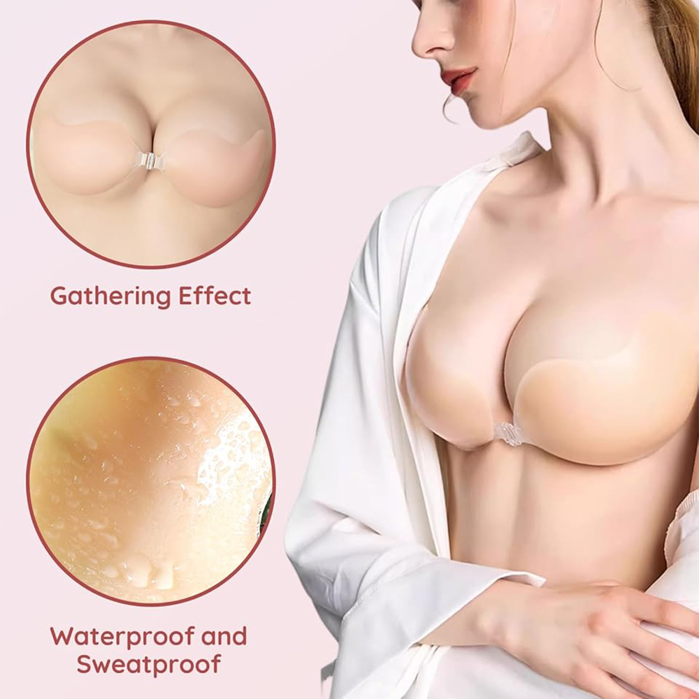 Invisible Sticky Bra and Nippl - مراجعة Backless Bra Sticky وسعره