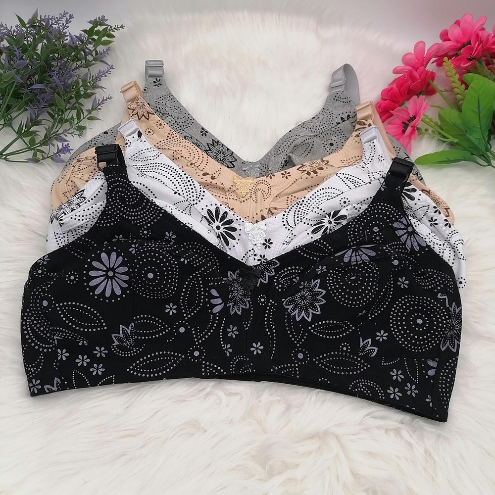 Women's Big Cup Wireless Bra C - مراجعة Cotton Bra Everyday وسعره