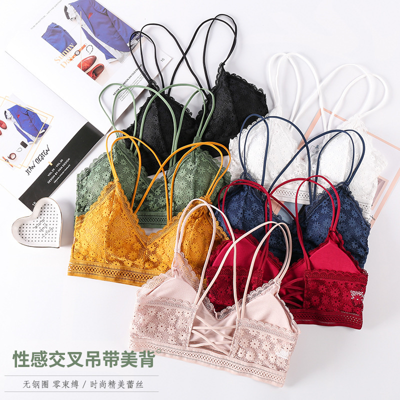 3D Sexy Lingerie Seamless Spor - مراجعة Lace Bralette Set وسعره