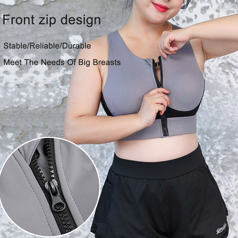 Plus Size Sports Top Woman Gym - مراجعة Full Coverage Bra وسعره