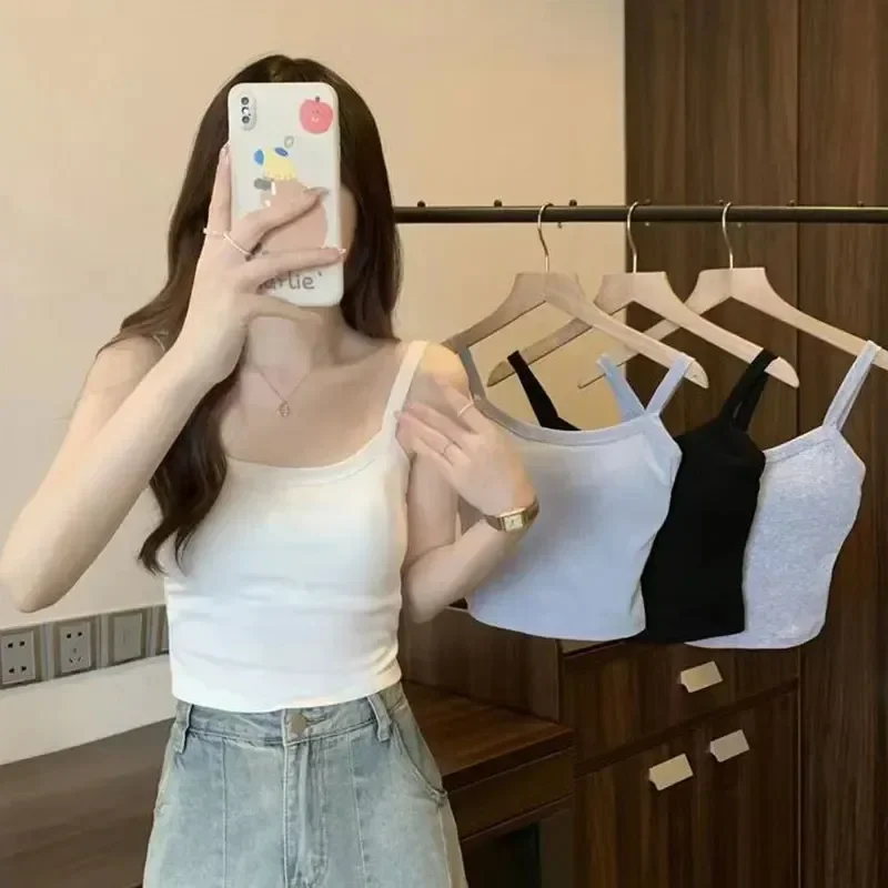 Sexy Sleeveless Crop Top for W - مراجعة T Shirt Bra Seamless وسعره