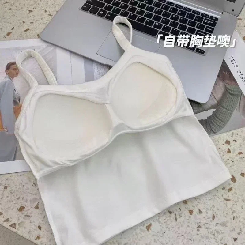 Sexy Sleeveless Crop Top for W - مراجعة T Shirt Bra Seamless وسعره