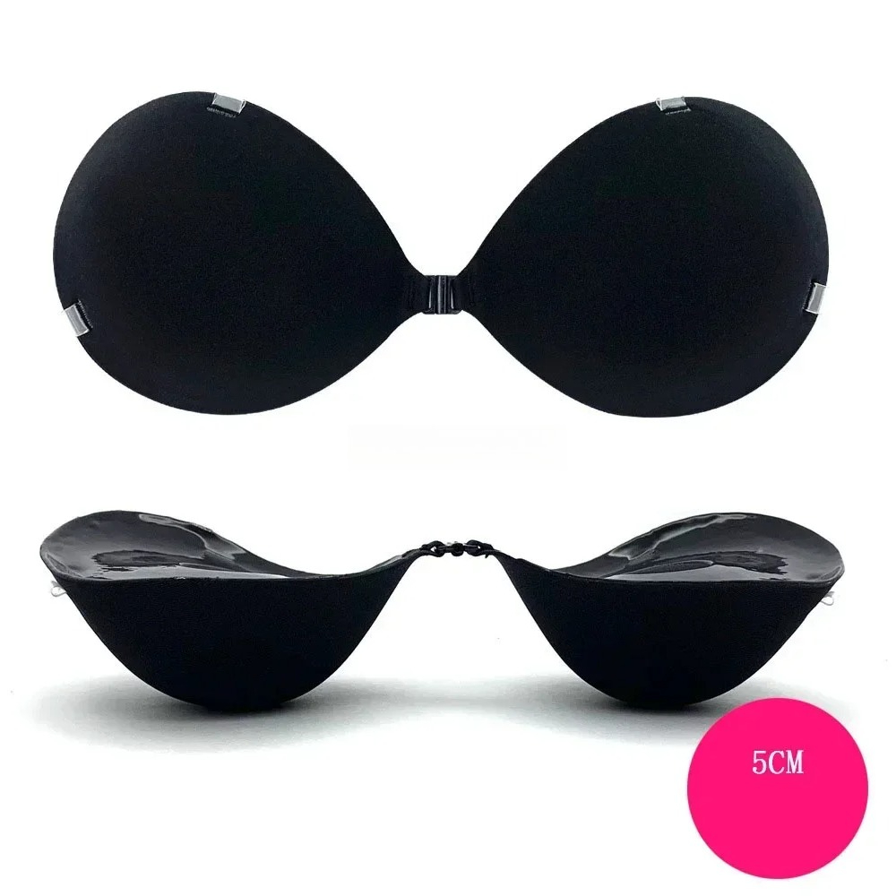 5cm/6cm Silicone Push Up Bra f - مراجعة Backless Bra Sticky وسعره